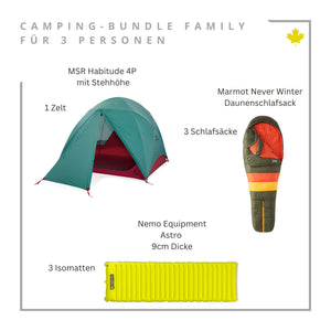 Bundle | Camping - Bundle Family für 3 Personen | Eddy's Adventure