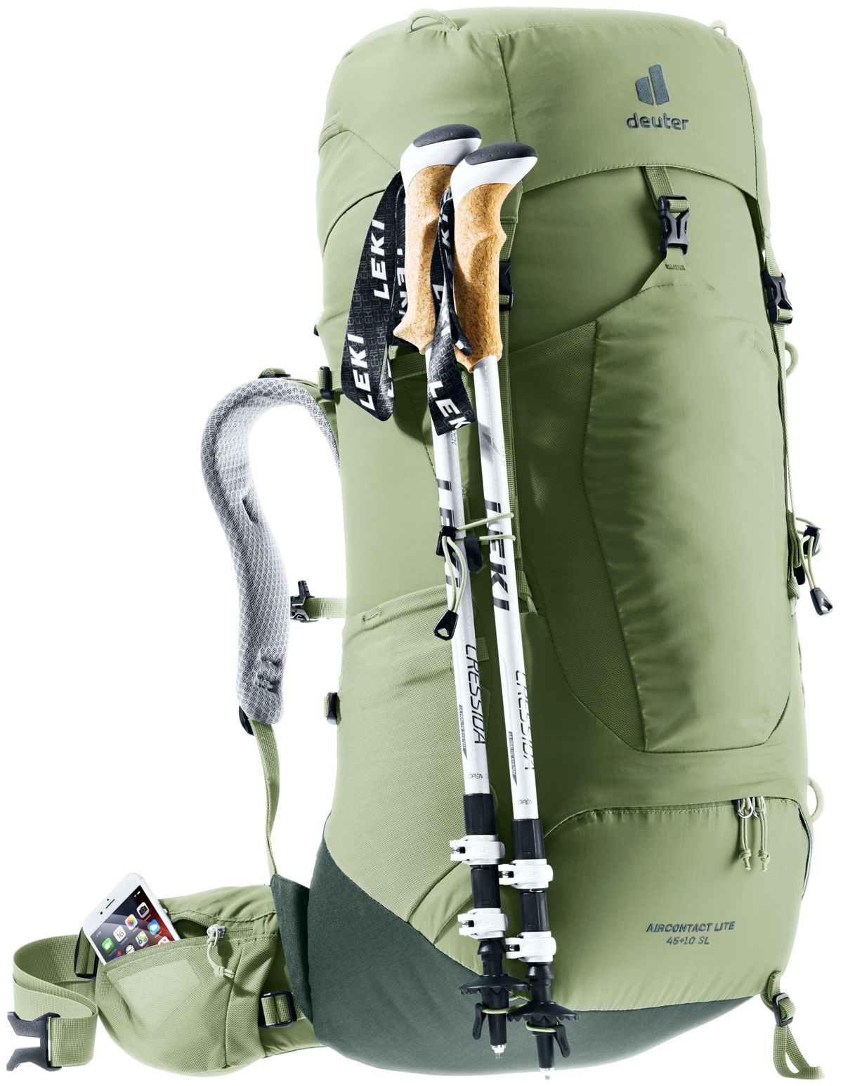 Deuter Aircontact Lite 45+10 Women's Fit - Trekkingrucksack Weitwanderungen JETZT MIETEN bei Eddy's Adventure