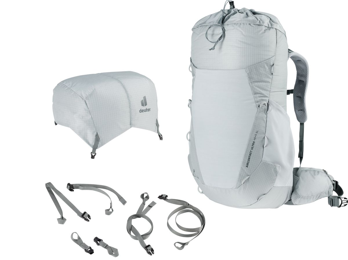 Deuter Aircontact Ultra 45+5 SL Women's Fit - Leichter Hiking - und Trekkingrucksack JETZT MIETEN bei Eddy's Adventure