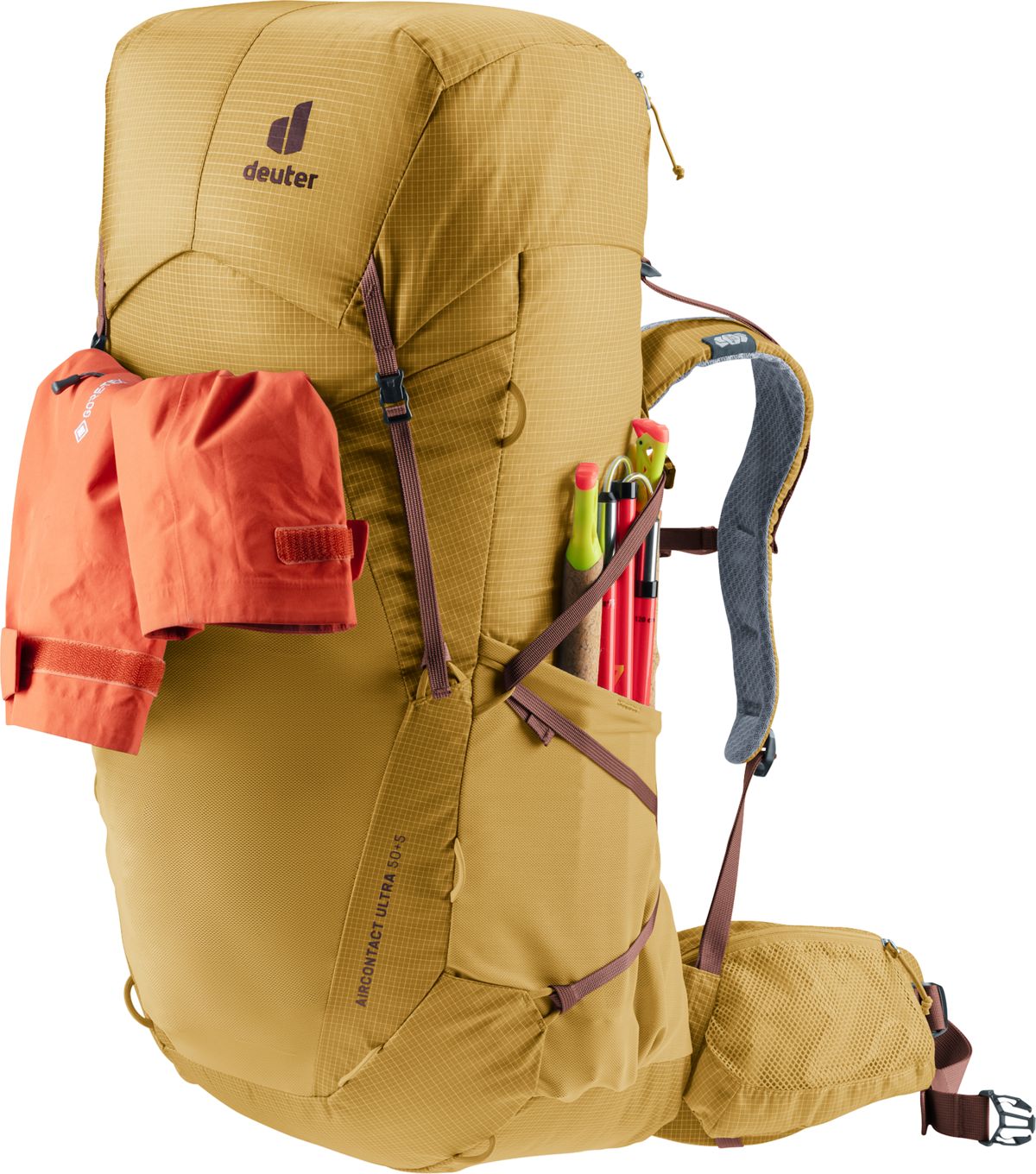 Deuter Aircontact Ultra 50+5 Men's Fit - Leichter Hiking - und Trekkingrucksack JETZT MIETEN bei Eddy's Adventure