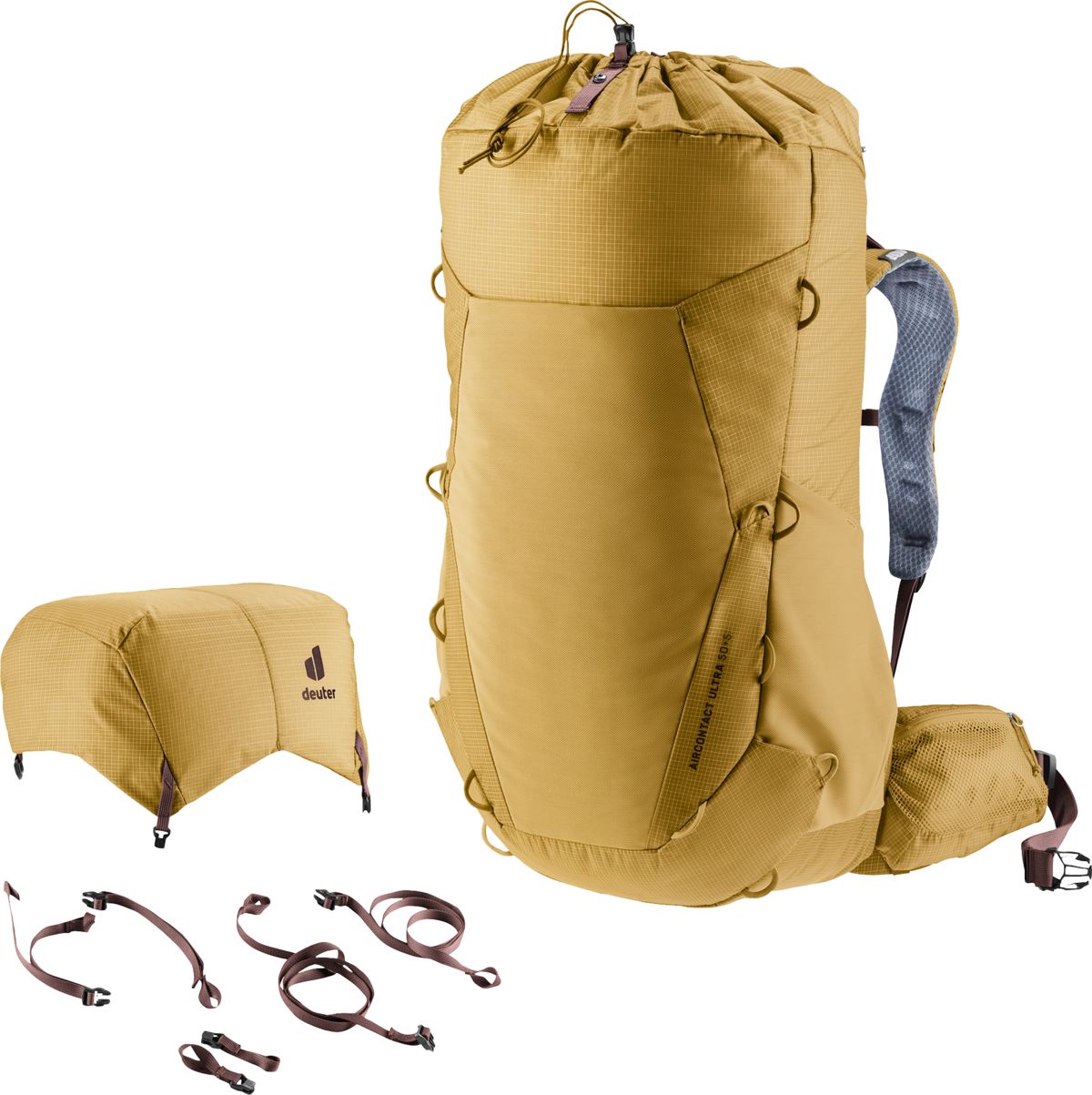 Deuter Aircontact Ultra 50+5 Men's Fit - Leichter Hiking - und Trekkingrucksack JETZT MIETEN bei Eddy's Adventure