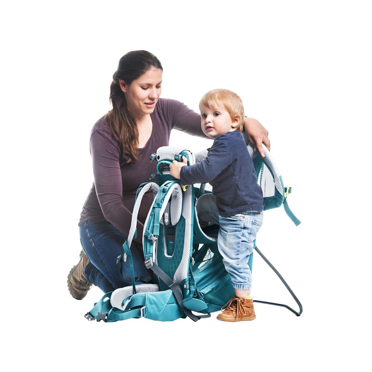 Deuter Kid Comfort Active SL Women's Fit - die leichte Babytrage/Kraxe JETZT MIETEN bei Eddy's Adventure