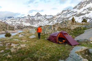 Nordisk Halland 2 LW - ultraleichtes Zwei - Personen - Tunnelzelt für Bikepacking JETZT MIETEN bei Eddy's Adventure