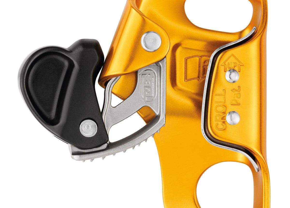 Petzl Croll S - Seilklemme/Bruststeigklemme für den Aufstieg am Seil JETZT MIETEN bei Eddy's Adventure