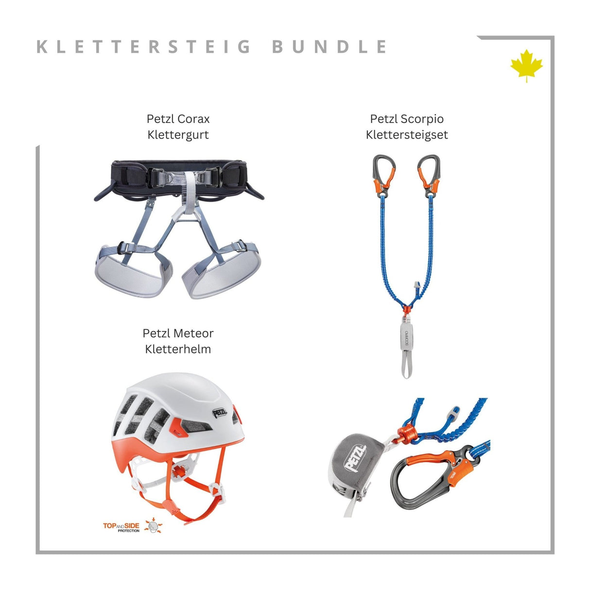 Petzl Klettersteig Bundle JETZT MIETEN bei Eddy's Adventure