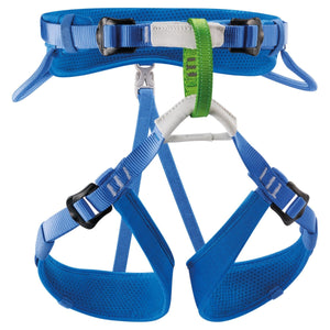 Petzl Macchu - verstellbarer Klettergurt/ Sitzgurt für Kinder unter 40 kg JETZT MIETEN bei Eddy's Adventure